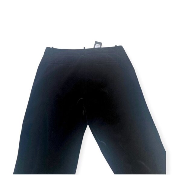 Nili Lotan Derek Velvet Flared Pants, Dark Navy, Made in USA, Size 10, New with - Picture 10 of 15